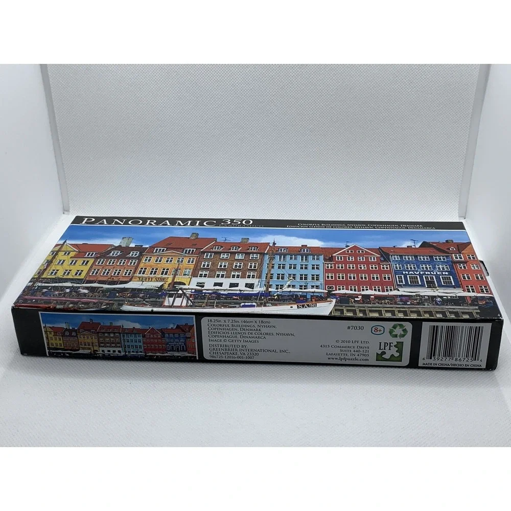 Panoramico PUZZLE 350 pcs Colorful‎ Buildings, Nyhavn, Copenhagen, Denmark